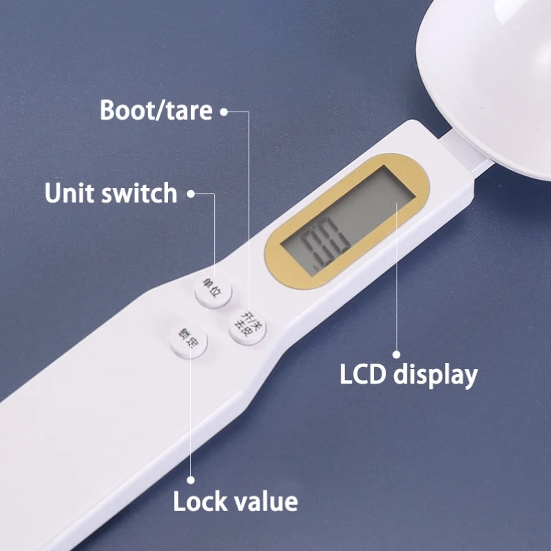 EasyMeasure Spoon – Adjustable Digital Scale for Kitchen Essentials