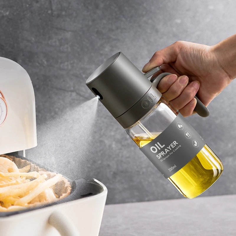 Ergonomic Glass Oil Sprayer for Air Fryers and Salads